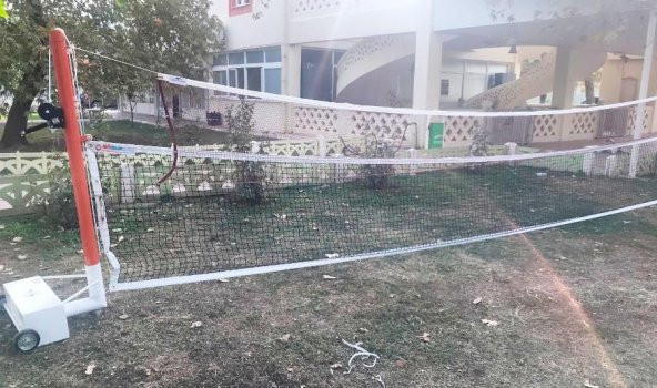 Adelinspor Tenis Ve Badminton Seti ,Seyyar Direk ve File - 6