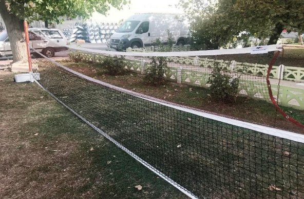 Adelinspor Tenis Ve Badminton Seti ,Seyyar Direk ve File - 10