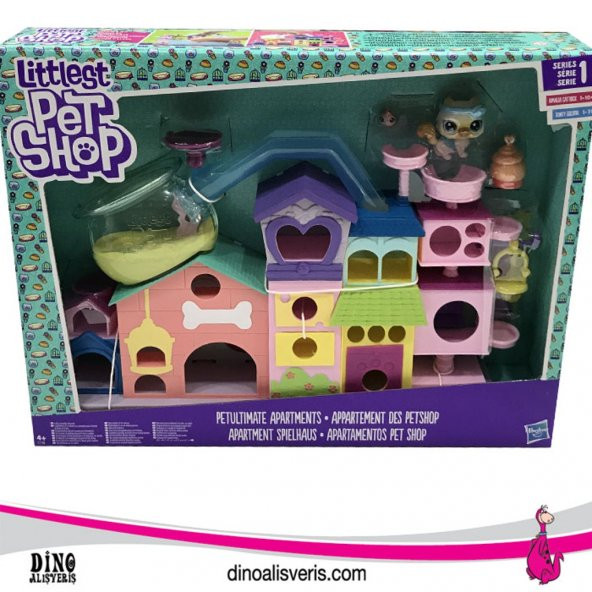 Yeni Minişler Littlest Pet Shop Miniş Apartmanı Evi Oyun Seti
