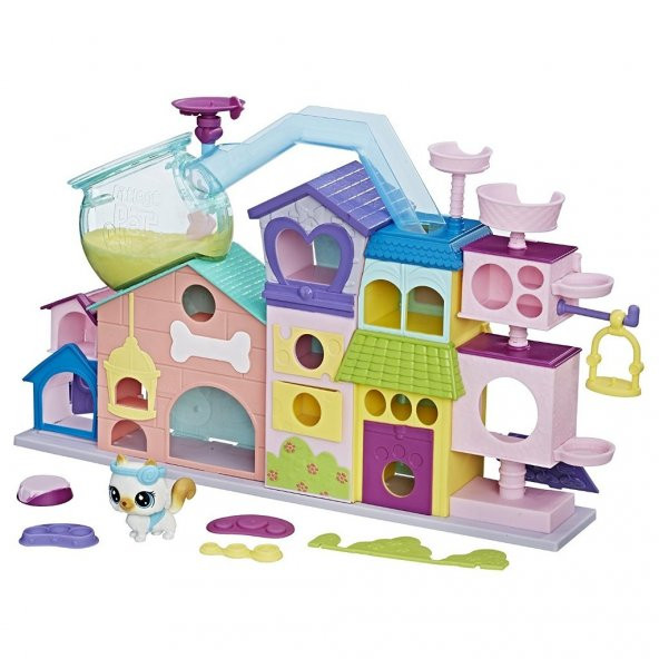Yeni Minişler Littlest Pet Shop Miniş Apartmanı Evi Oyun Seti - 4