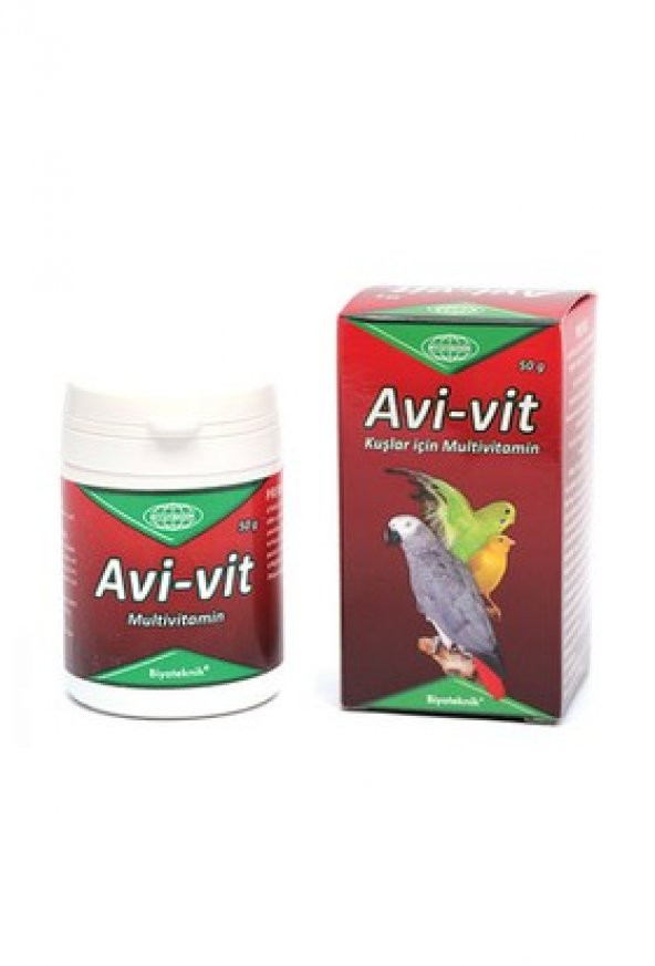 Biyoteknik Avi-vit Kuşlar için multivitamin 50 gr