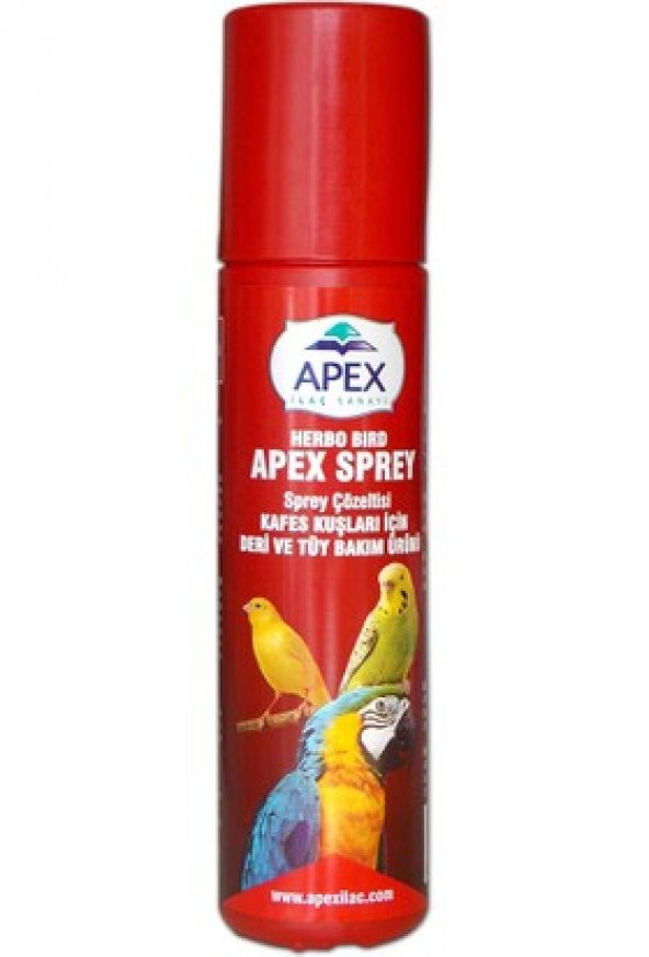 Apex Sprey (Kafes kuşları deri ve tüy bakımı)