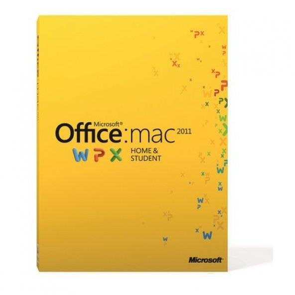 Microsoft Office Mac Ev ve Öğrenci 2011 1 Lisans Kutulu (GZA-0027