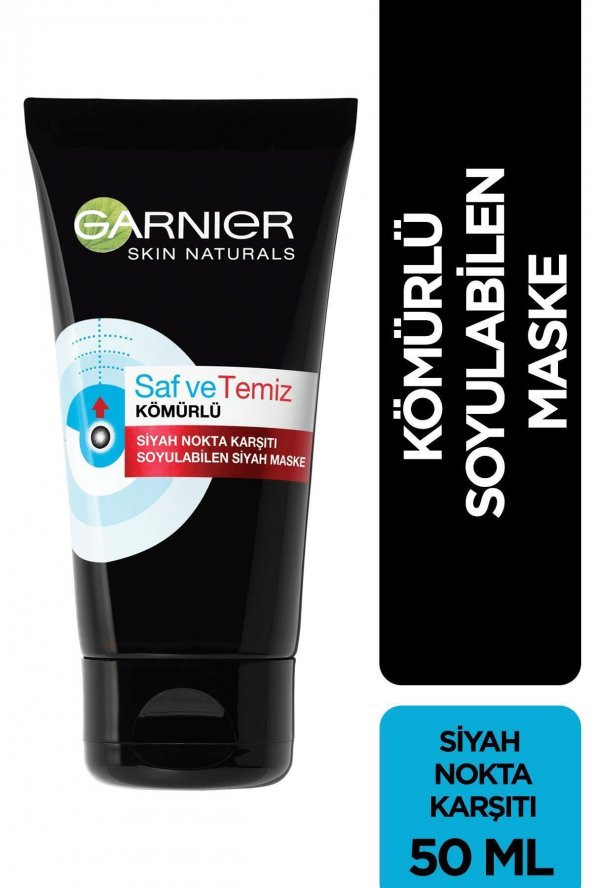 Garnıer Saf Temiz Kömürlü Siyah Nokta Karşıtı Soyulabilen Maske 50 Ml - 2