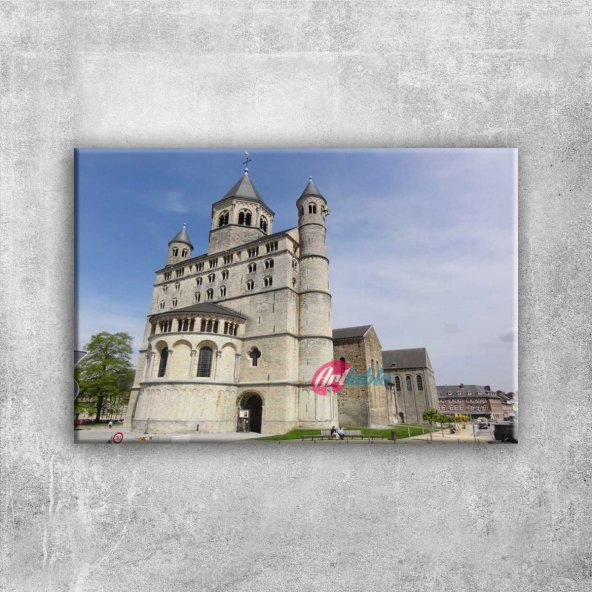 Nivelles Sainte Gertrude Kilisesi Belçika-2 Dini İnanç Kanvas