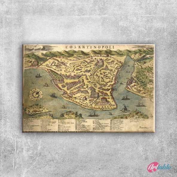 1573 Istanbul Turkiye Eskitme Haritasi HD Dunya Haritalari Tablo