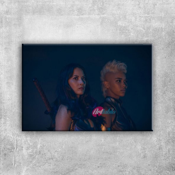 X Men Apocalyps 1 Olivia Munn Alexandra Shipp Kanvas Tablo - 1