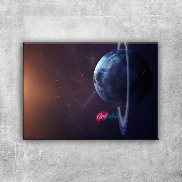 Uzay Boşluğu Dünya & Uzay Kanvas Tablo - Art Tablo