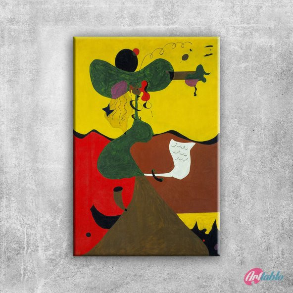 Joan Miro Degirmen Abstract Yagli Boya Klasik Sanat Kanvas Tablo