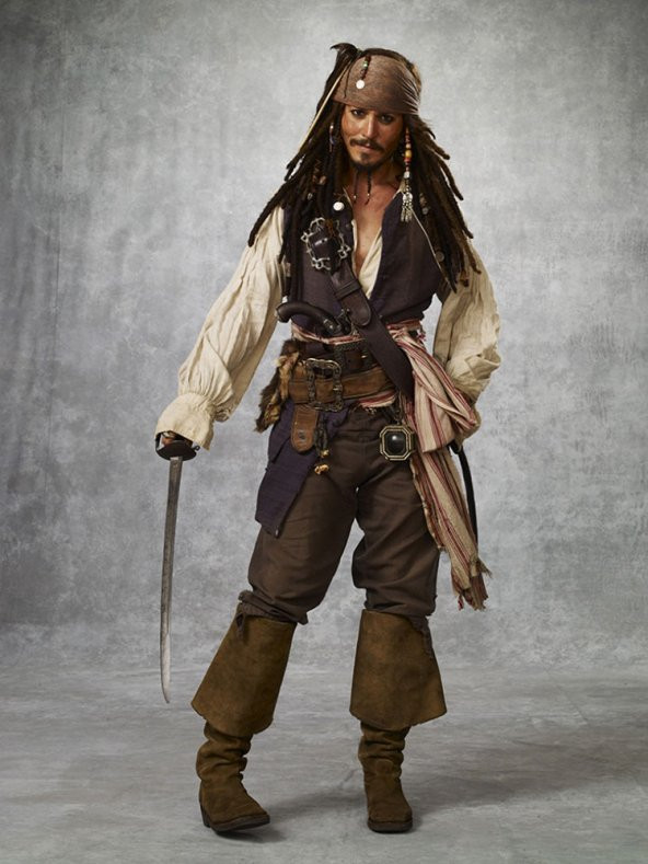 Jack Sparrow Karayip Korsanları 2 Dekoratif Canvas Tablo - 3