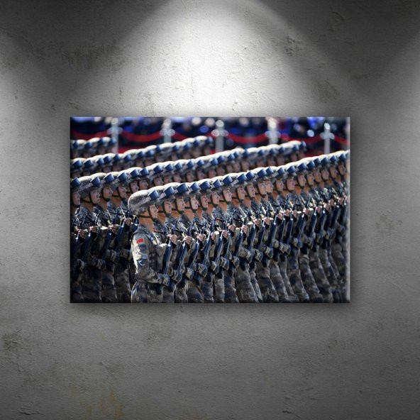 Ordu 3 Askeri Dekoratif Canvas Tablo