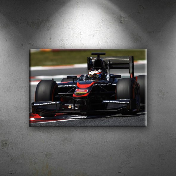 Formula 1 Araçlar Dekoratif Canvas Tablo - 1