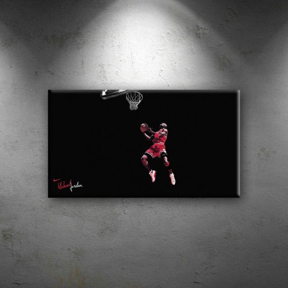 Michael Jordan Chicago Bulls-10 Dekoratif Canvas Tablo