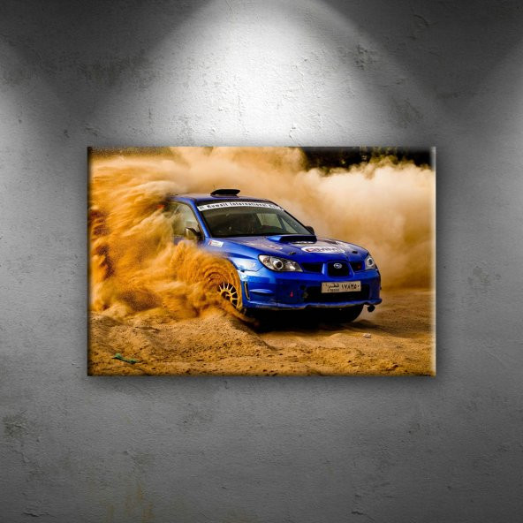 Subaru Impreza STI Otomobil Araçlar Dekoratif Kanvas Tablo
