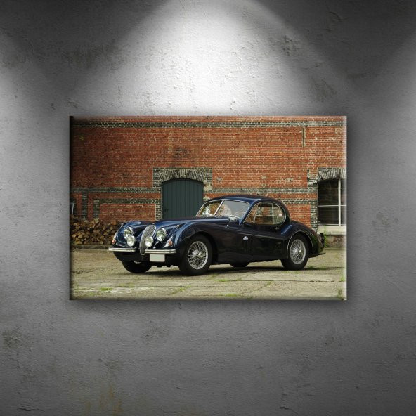 Jaguar Xk120 Spor Otomobil Araçlar Dekoratif Kanvas Tablo