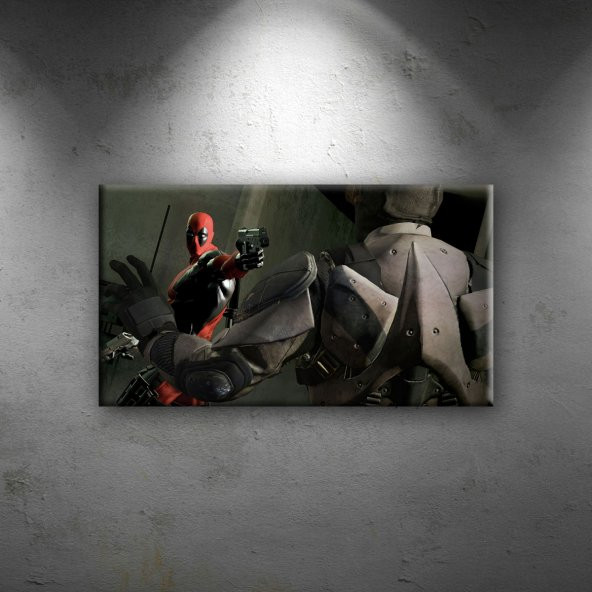 Deadpool Marvel 2 Sinema Dekoratif Kanvas Tablo - 1