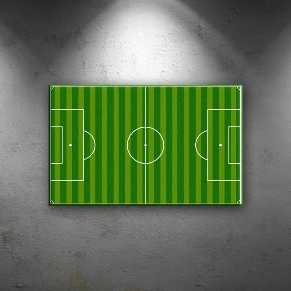 Futbol Sahası Spor Dekoratif Kanvas Tablo - 1