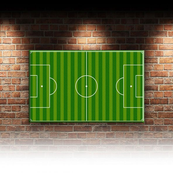 Futbol Sahası Spor Dekoratif Kanvas Tablo - 2