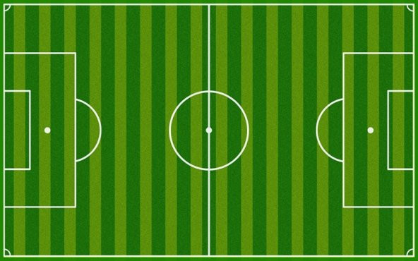 Futbol Sahası Spor Dekoratif Kanvas Tablo - 3