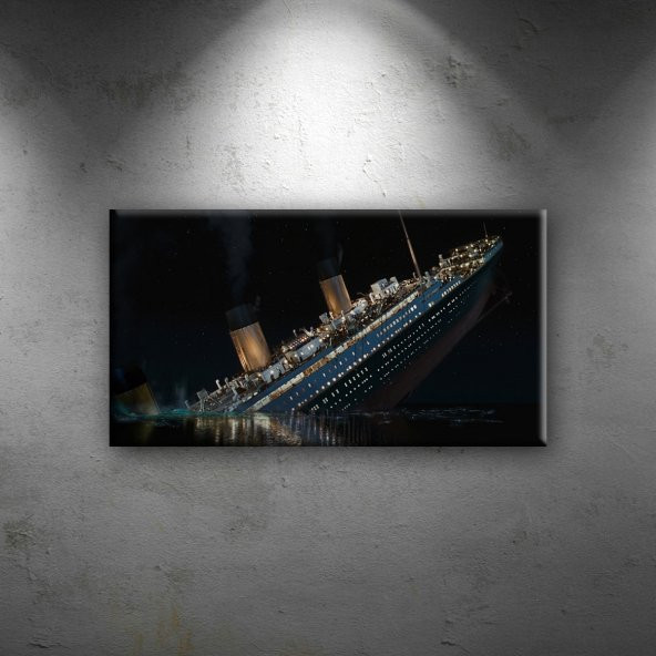 Titanic Dekoratif Kanvas Tablo
