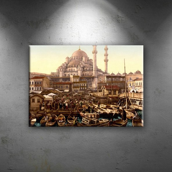 Osmanlı Dönemi Eminönü Osmanlı Tarihi Dekoratif Kanvas Tablo