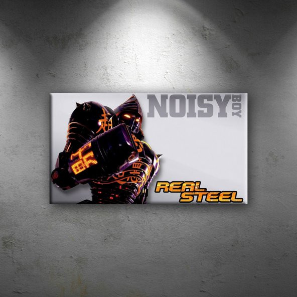 Real Steel Noisy Boy Dekoratif Kanvas Tablo - 1