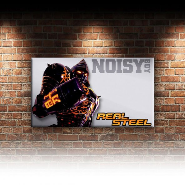 Real Steel Noisy Boy Dekoratif Kanvas Tablo - 2
