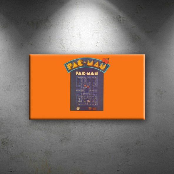 Pacman Popüler Kültür Dekoratif Kanvas Tablo