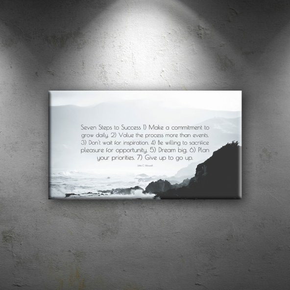 Motivasyon Poster-3 Popüler Kültür Dekoratif Kanvas Tablo