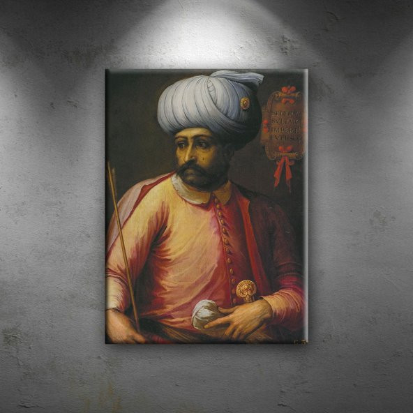 Yavuz Sultan Selim Osmanlı Tarihi Kanvas Tablo