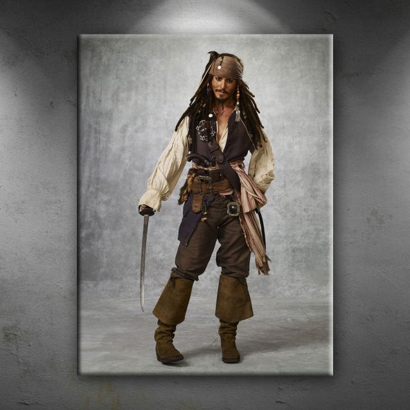 Jack Sparrow Karayip Korsanları 2 Kanvas Tablo