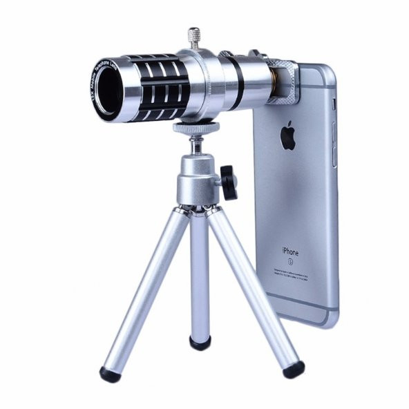 Vestel V3 5580 12X Zoom Lens Teleskop ve Tripod MARKACASE - 2