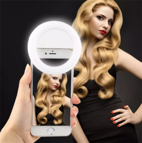 iPHONE X için Selfie Ring 36lı Led Flaş Işığı MARKACASE