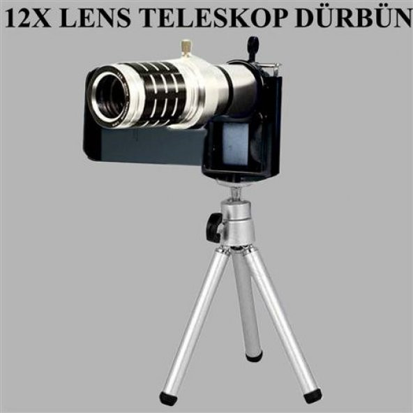 Turkcell T50-T60 12X Zoom Lens Teleskop ve Tripod MARKACASE