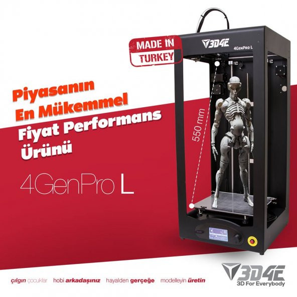 4GenPro Long (3D Printer 3B Yazıcı)