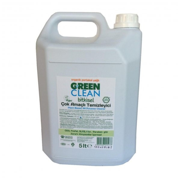 Green Clean 5 Lt Bitkisel Çok Amaçlı Yüzey Temizleyici