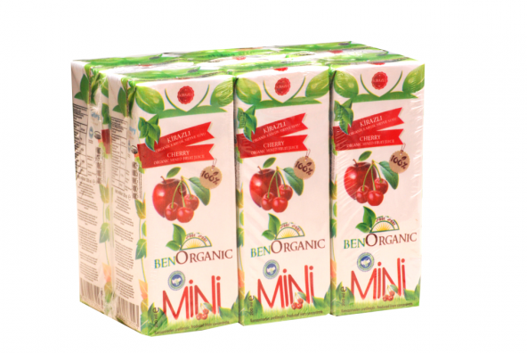 BenOrganic 200 Gr Organik Meyve Suyu 6lı Paket