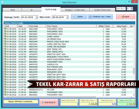 Barkod Okuyucu  Market Barkodlu Satış Programı - 5