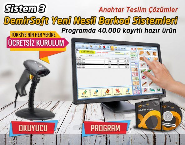 Barkod Okuyucu  Market Barkodlu Satış Programı - 8