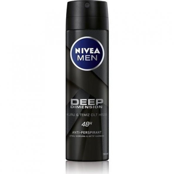 NİVEA DEO SPREY MEN DEEP DIMENSION150ML - 1