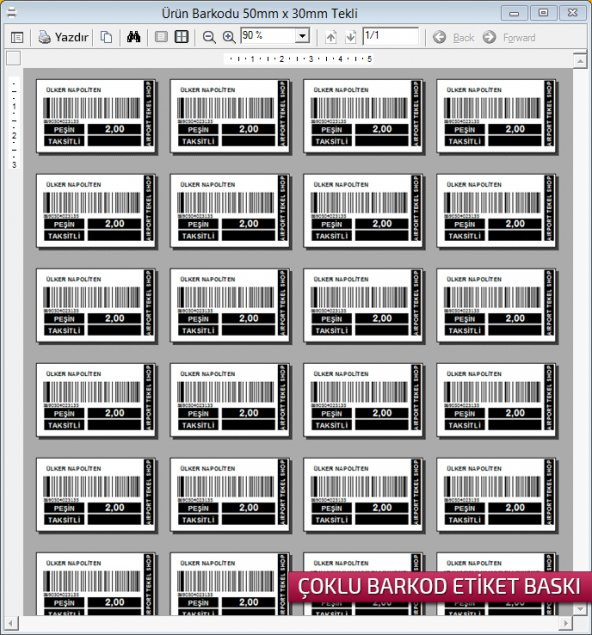 Terazi Uyumlu Barkodlu Satış Programı Demirsoft - 7