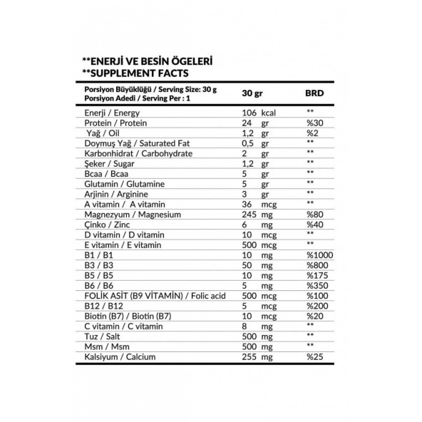 5Power Whey Protein Tozu 72 Servis 2160 gr - 5