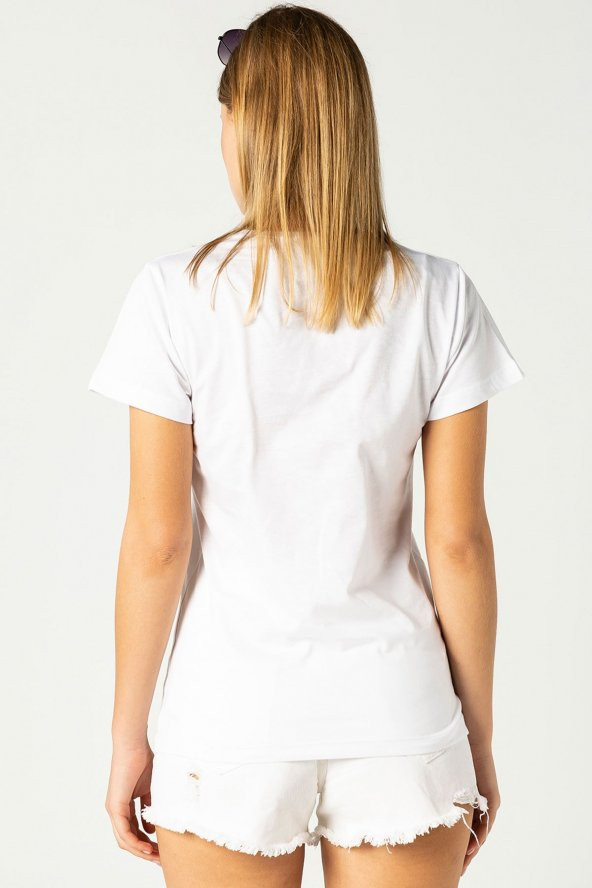 Teletabi Baskılı Kısa Kol T-Shirt Beyaz 0128 - 2