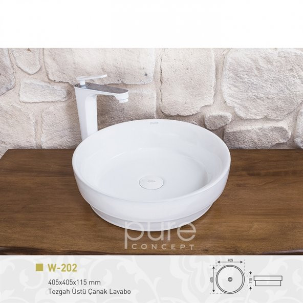 Beyaz Çanak Lavabo - 1