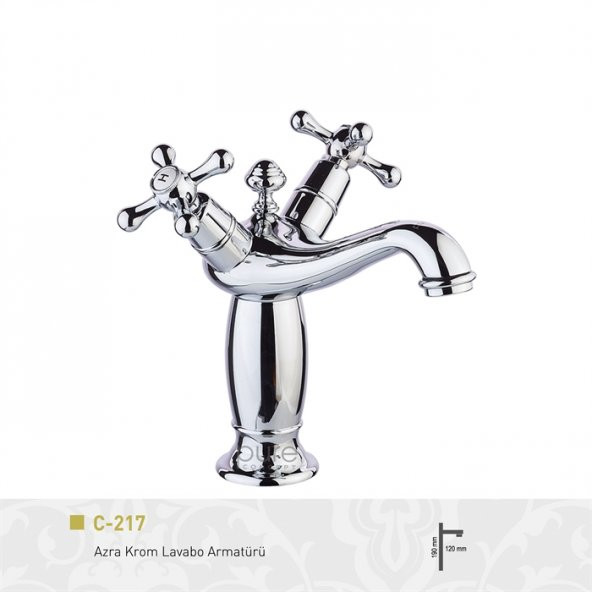 Axra Krom Lavabo Armatürü - 1