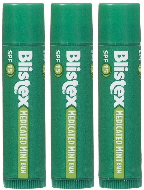 Blistex Medicated Mint Balm SPF15 4.25 gr 3lü Eko Set