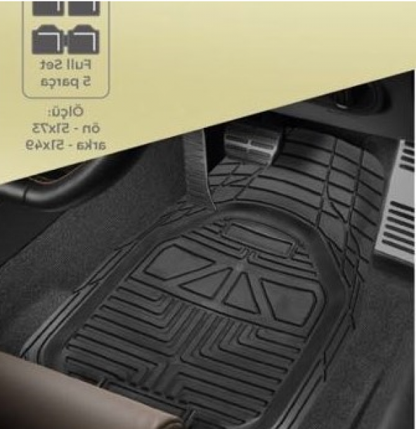 Volkswagen Passat B8 2015 2017  Havuzlu Kauçuk Paspas Takımı