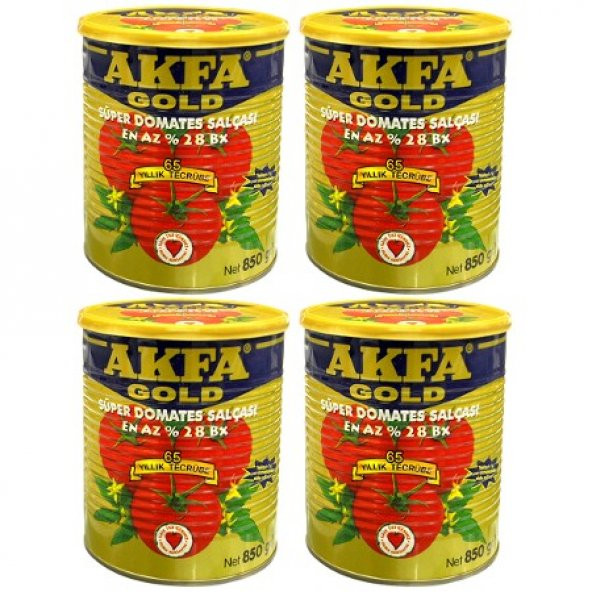 AKFA GOLD SALÇA 830GR * 4 ADET