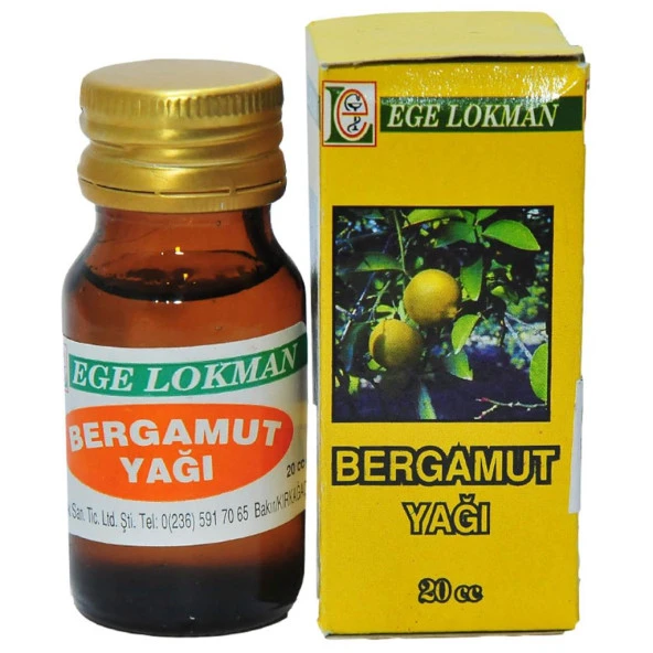 Ege Lokman Bergamut Yağı Doğal Bergamot Yağı 20CC