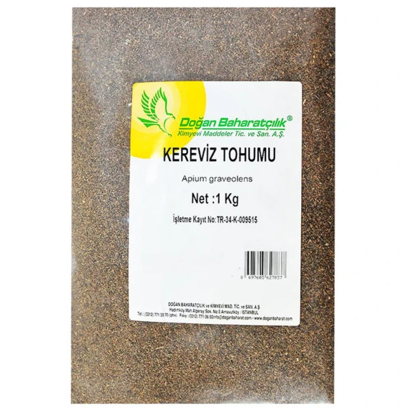 Doğan Baharatçılık Kereviz Tohumu 1000 Gr Kiloluk Ekonomik Paket